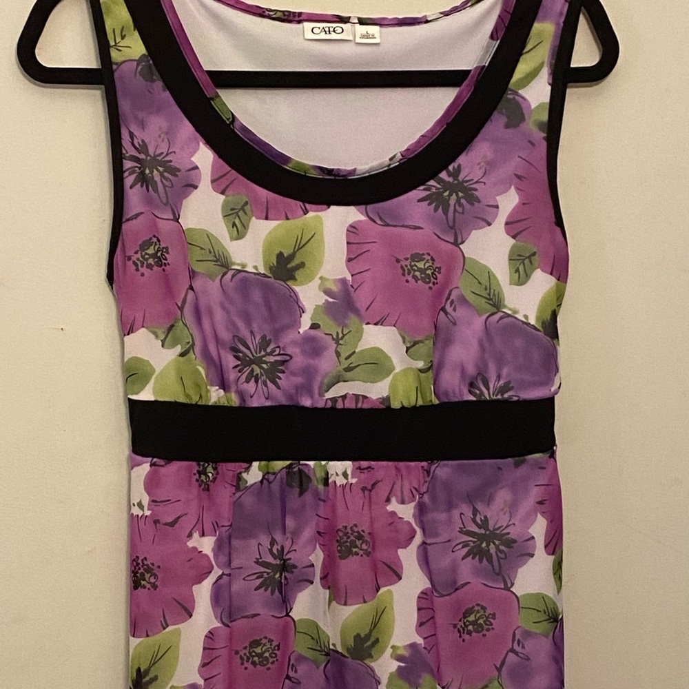 Lined floral print Blouse